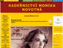 Tablet Screenshot of kadernictvimonikanovotna.osoba.cz