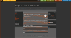 Desktop Screenshot of highschoolmusical.osoba.cz