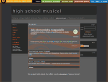 Tablet Screenshot of highschoolmusical.osoba.cz