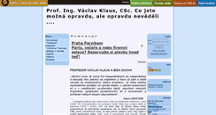 Desktop Screenshot of profesor-klaus.osoba.cz