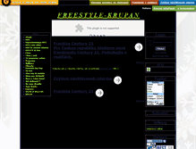 Tablet Screenshot of freestyle-krupan.osoba.cz